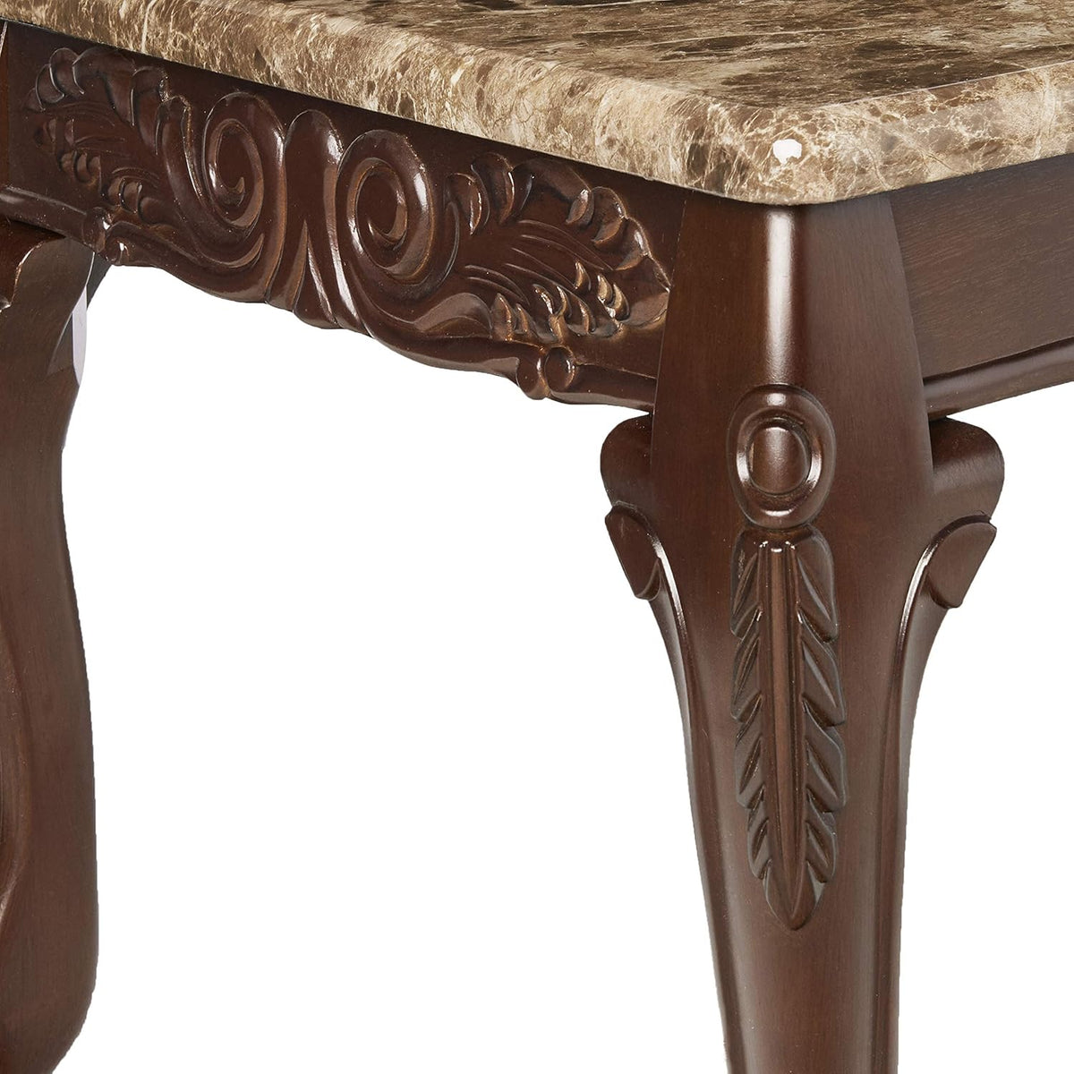 3-Piece Faux Marble Top Accent Tables Set M343