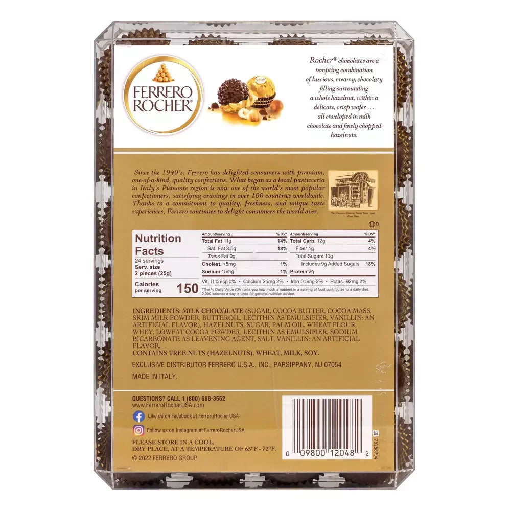 48 pk. Hazelnut Chocolates S632