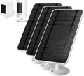 Solar Panel with 13 FT Cable and Adjustable Wall Mount (3 Pack) D78705