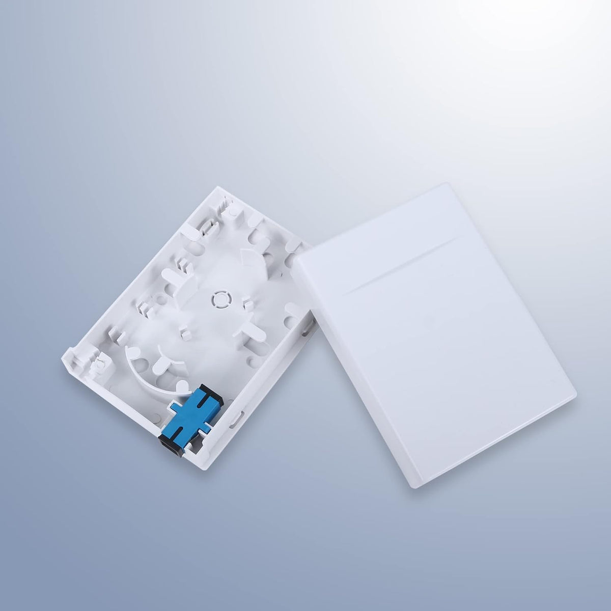 Fiber Optic Terminal Junction Box 2 Ports Pack of 2 V30451