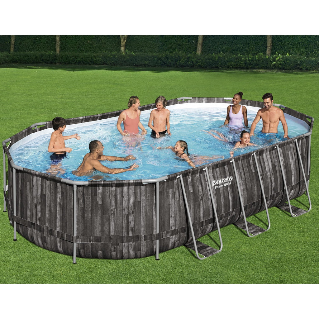 16x10x3.5 Foot Above Ground Swimming Pool Set with Pump W2229