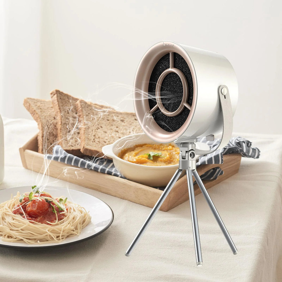 Portable Mini Range Hood White U606395