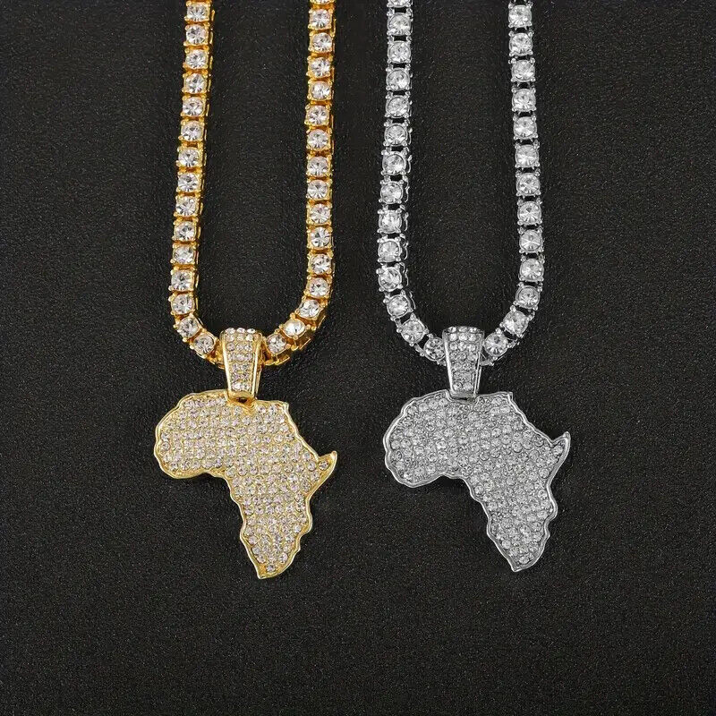 Iced Cubic Zirconia Tennis Chain Necklace W324