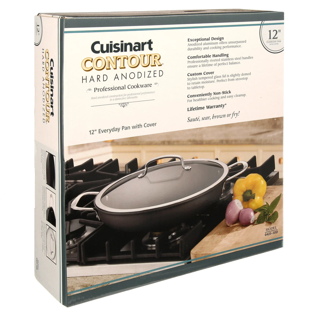 Hard Anodized 12" Pan with Cover A35324