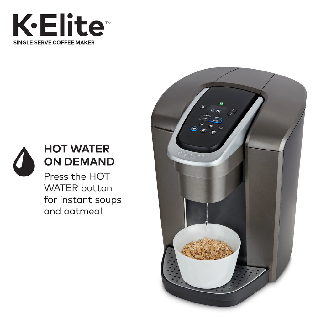 Brushed Silver Single-Serve K-Cup Pod Coffee Maker S9987