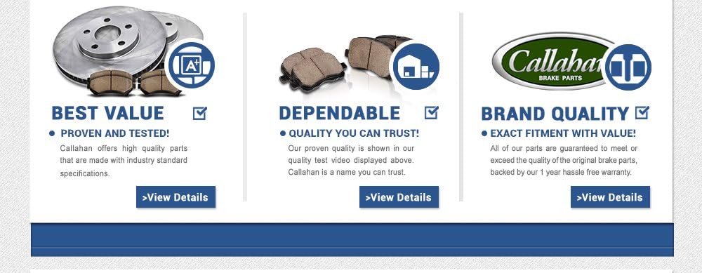 8 Lug Rotors + Ceramic Brake Pads + Clips M914