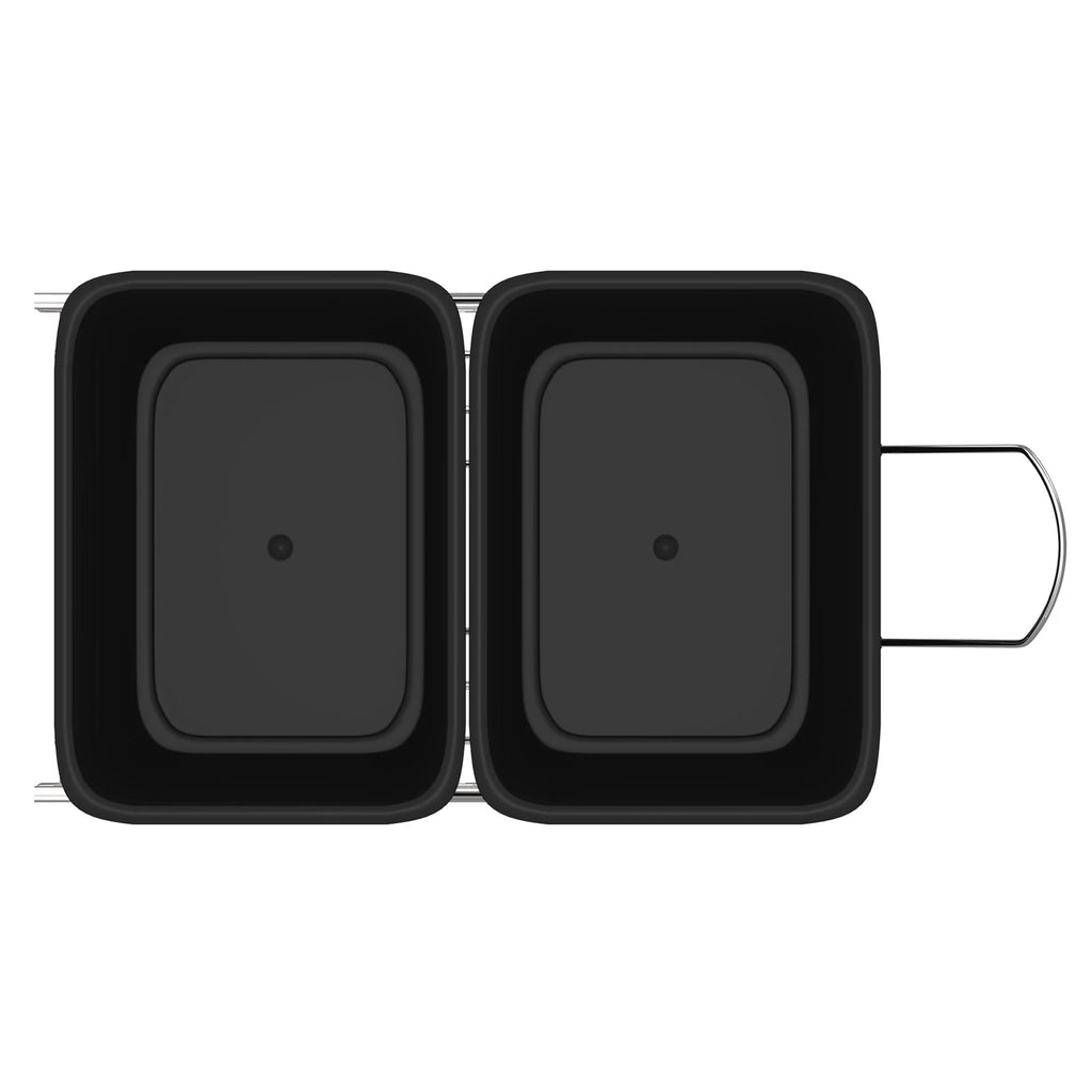 Black Pull Out Waste Containers T4036