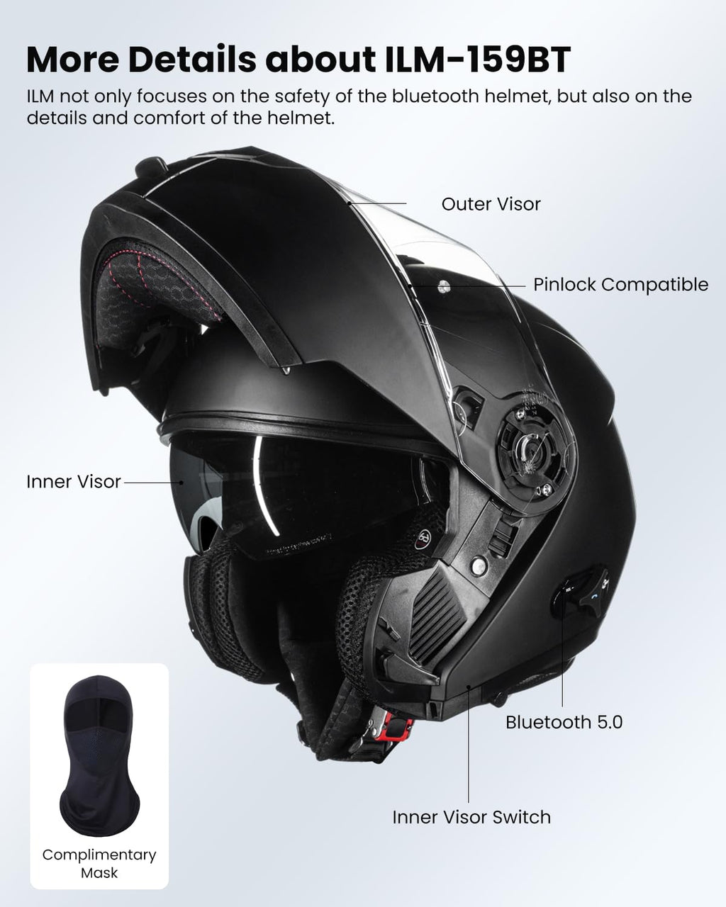 Modular Motorcycle Helmet D841