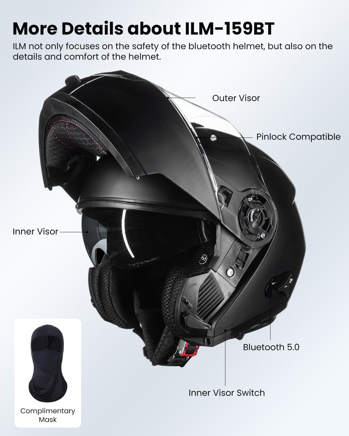 Modular Motorcycle Helmet D841