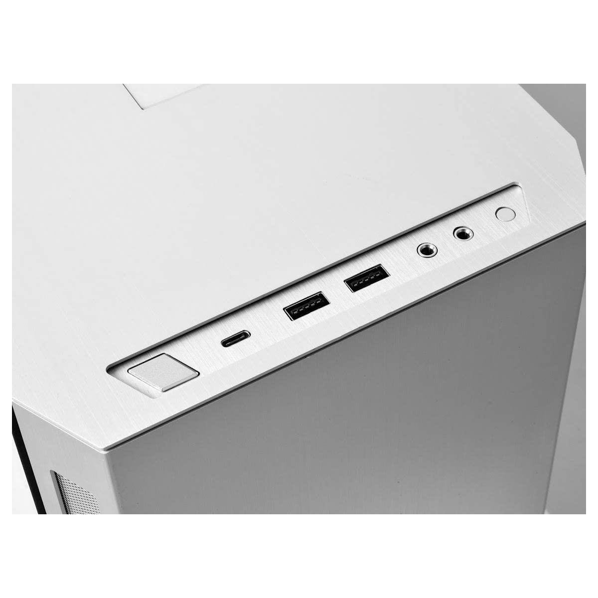 Silver Mini-ITX Tempered Glass Case M649