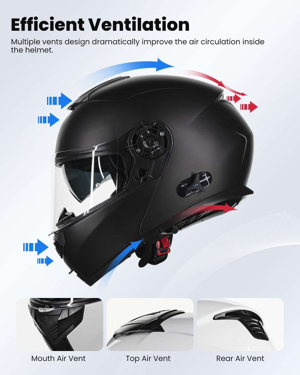 Modular Motorcycle Helmet D841