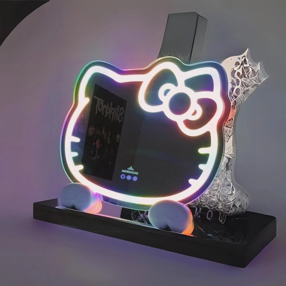 LED Makeup Mirror with Wall Mounting and Desk Base L4657