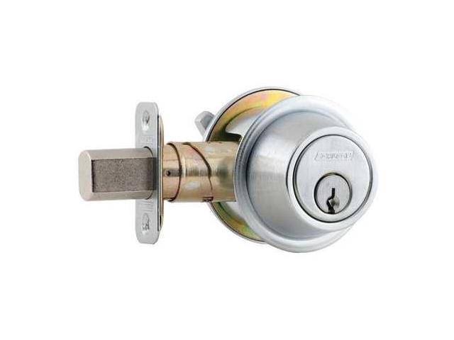 Satin Chrome Deadbolt V702