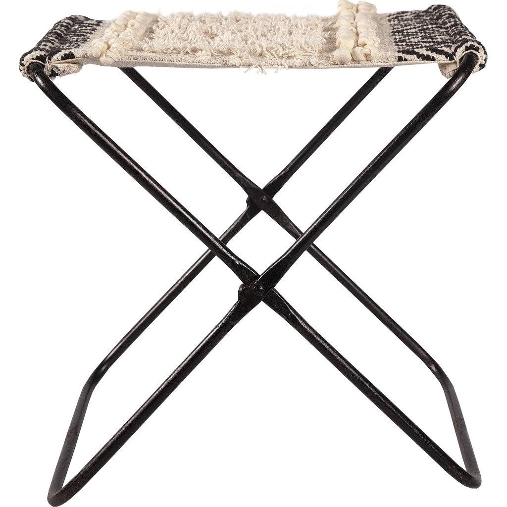 Natural and Black Stool L675
