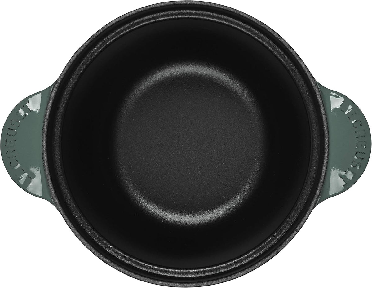 Enameled Cast Iron Rice Pot with Stoneware Insert, 2-1/2-Quart K7529
