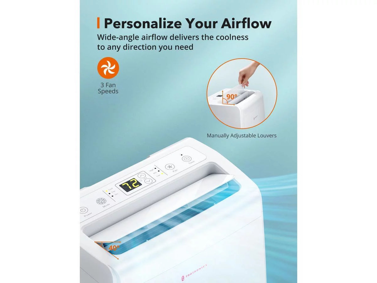 10,000 BTU 3-in-1 Portable Air Conditioner, Fan, and Dehumidifier W99868