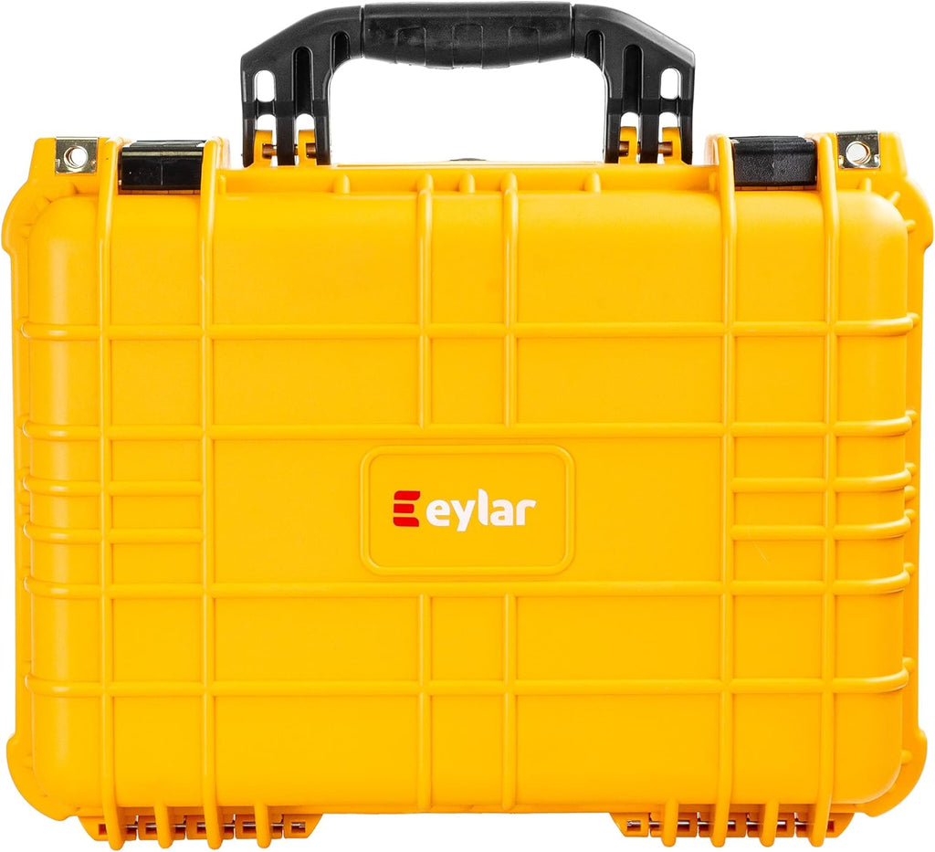 Hard Camera Case Waterproof with Foam (Yellow) V421