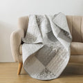 50" x 60" Cotton Quilted Throw Blanket C1727