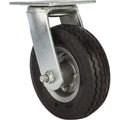 6in Swivel Flat-Free Rubber Foam Filled Caster 200lb Cap Sawtooth Tread Z299
