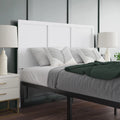 White Wooden Adjustable Headboard E242454