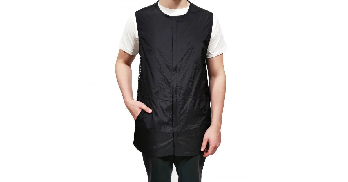 Black Mesh-Back Vest O6715