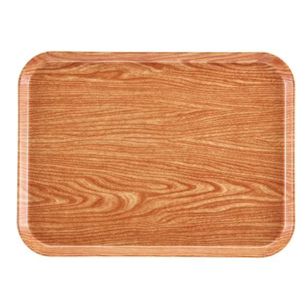 14 x 18 Light Elm Rectangular Serving Trays P3736
