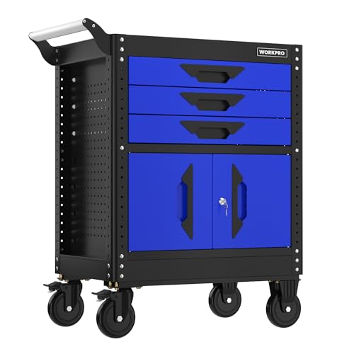 27.5 Inch 3-Drawer Rolling Steel Tool Chest with Wheels F20833