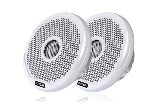 2-Way Speakers with White and Gray Grills B744