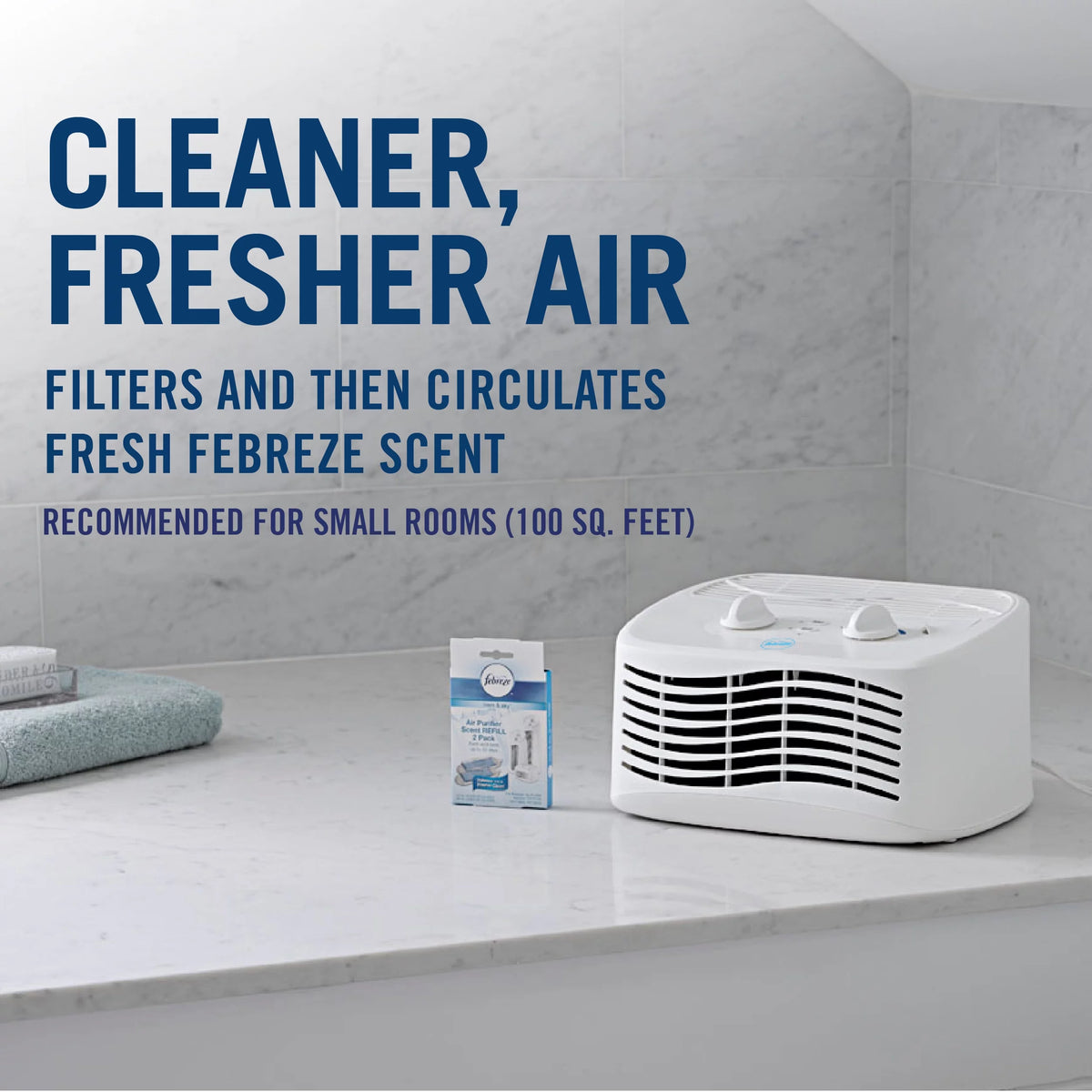 White Tabletop HEPA-Type Air Purifier U39527