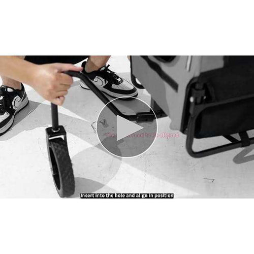 2-in-1 Dog Stroller Bike Trailer D829