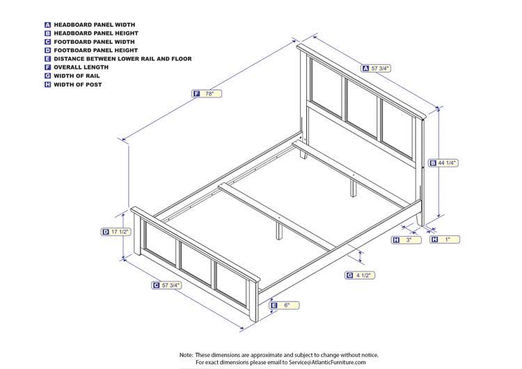 Caramel Latte Full Bed with Foot Board G257067