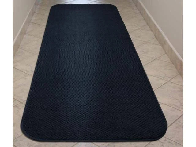 Navy Blue Skid-Resistant Carpet Runner V5315