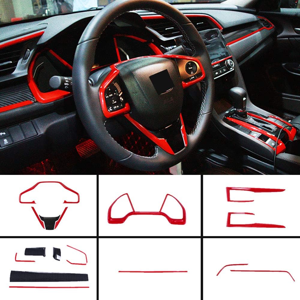 Car Interiors Decorative Trim Air Outlet Steering Wheel Cover 16Pcs Q376520