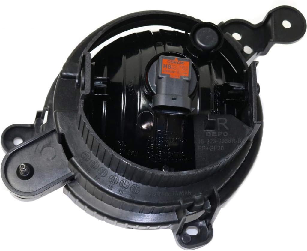 Fog Light Assembly Driver Side with Bulbs D35318