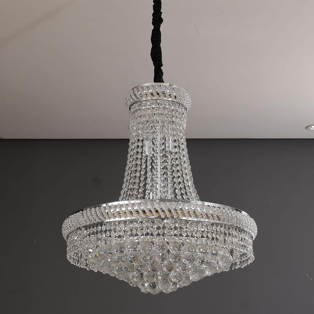 Gold 14 Lights Crystal Chandelier N784