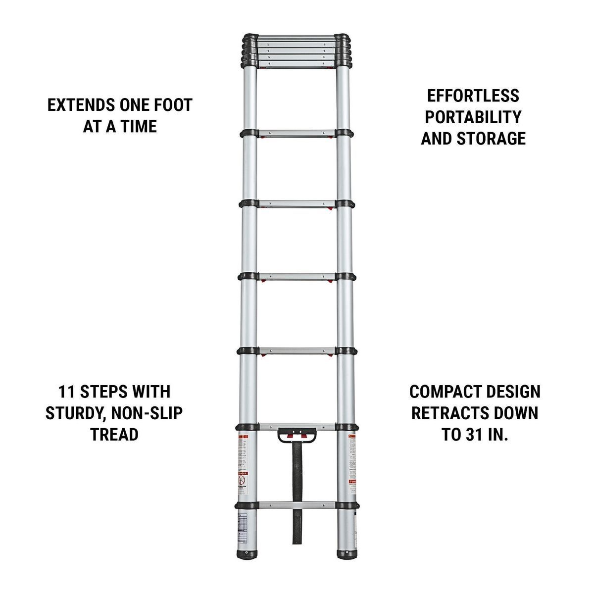 14 ft. Reach Portable Telescoping Ladder D8184