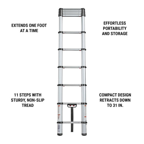 14 ft. Reach Portable Telescoping Ladder D8184