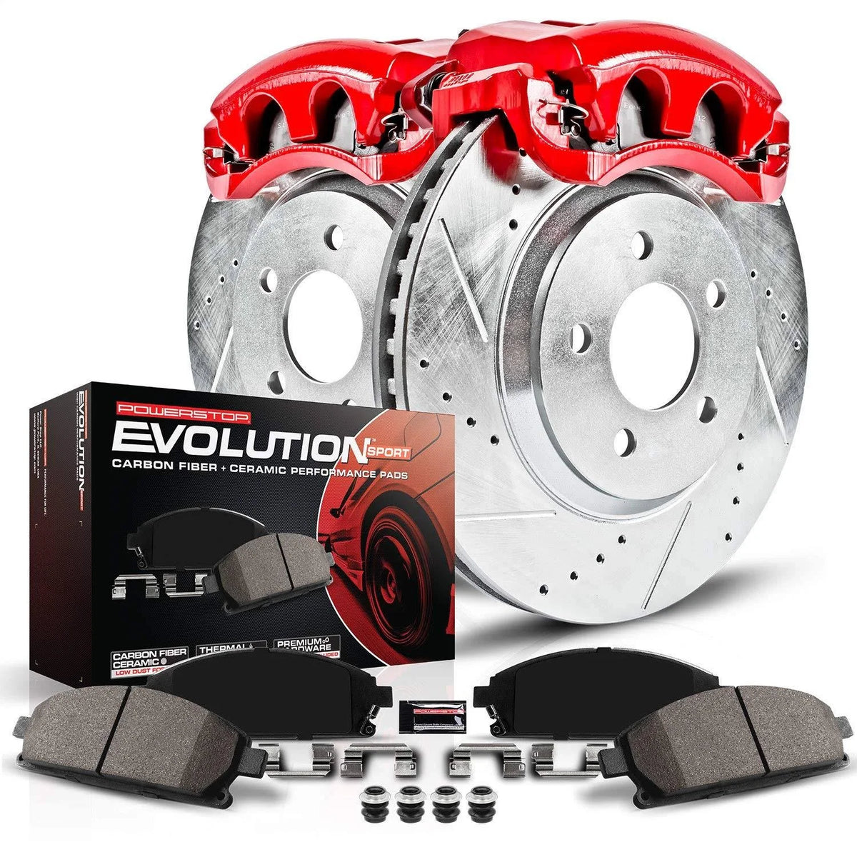 Front Z23 Evolution Sport Brake Kit with Calipers O987