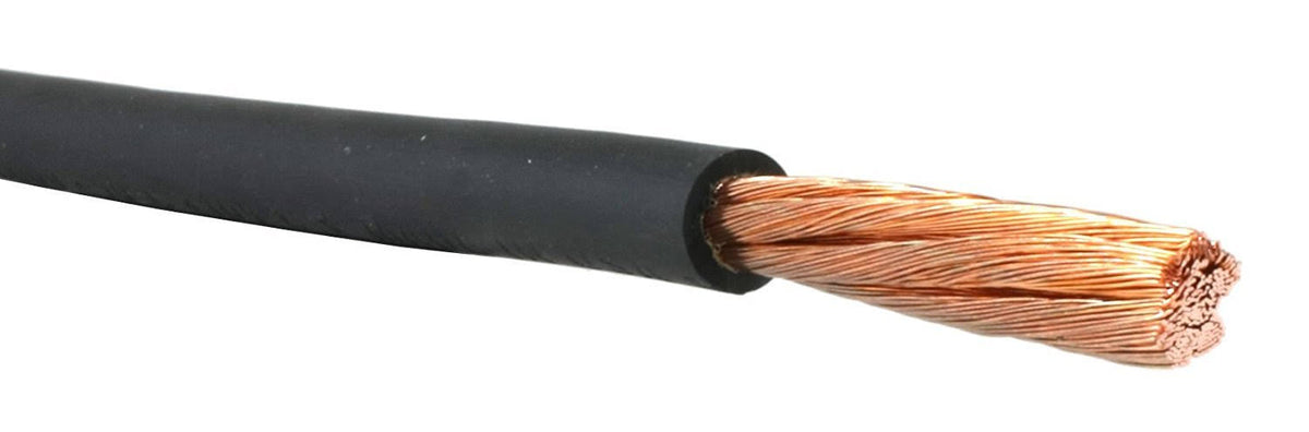 Black 4 Gauge Welding Battery Cable 40 Feet S2039