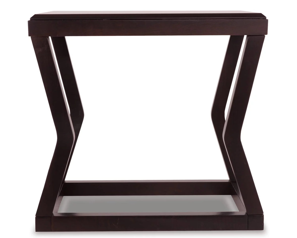 Contemporary Espresso End Table H3740