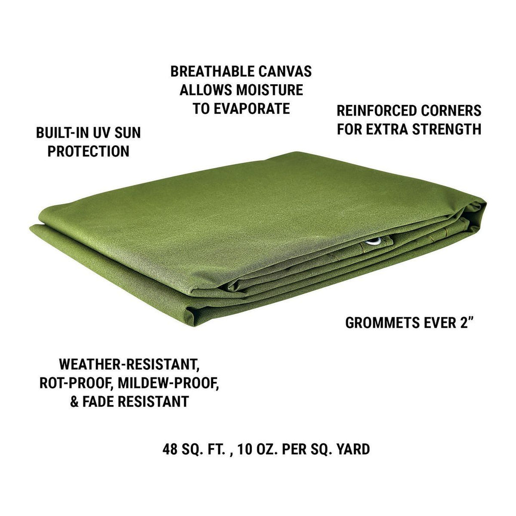 6 ft. x 8 ft. Canvas Tarp R6171