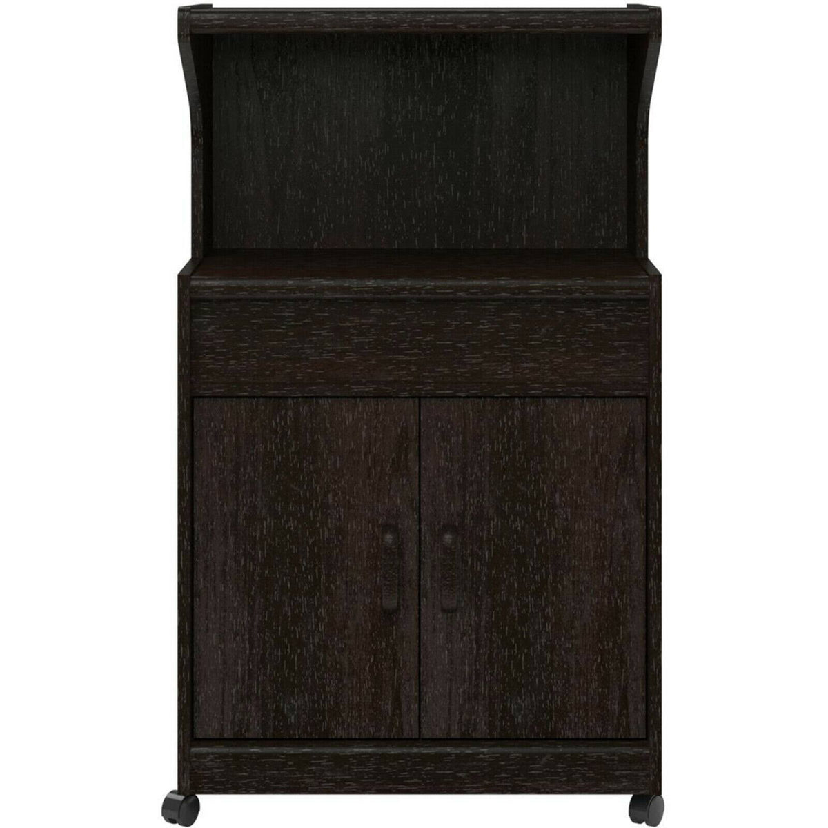 Microwave Cart with Shelf Espresso H91206