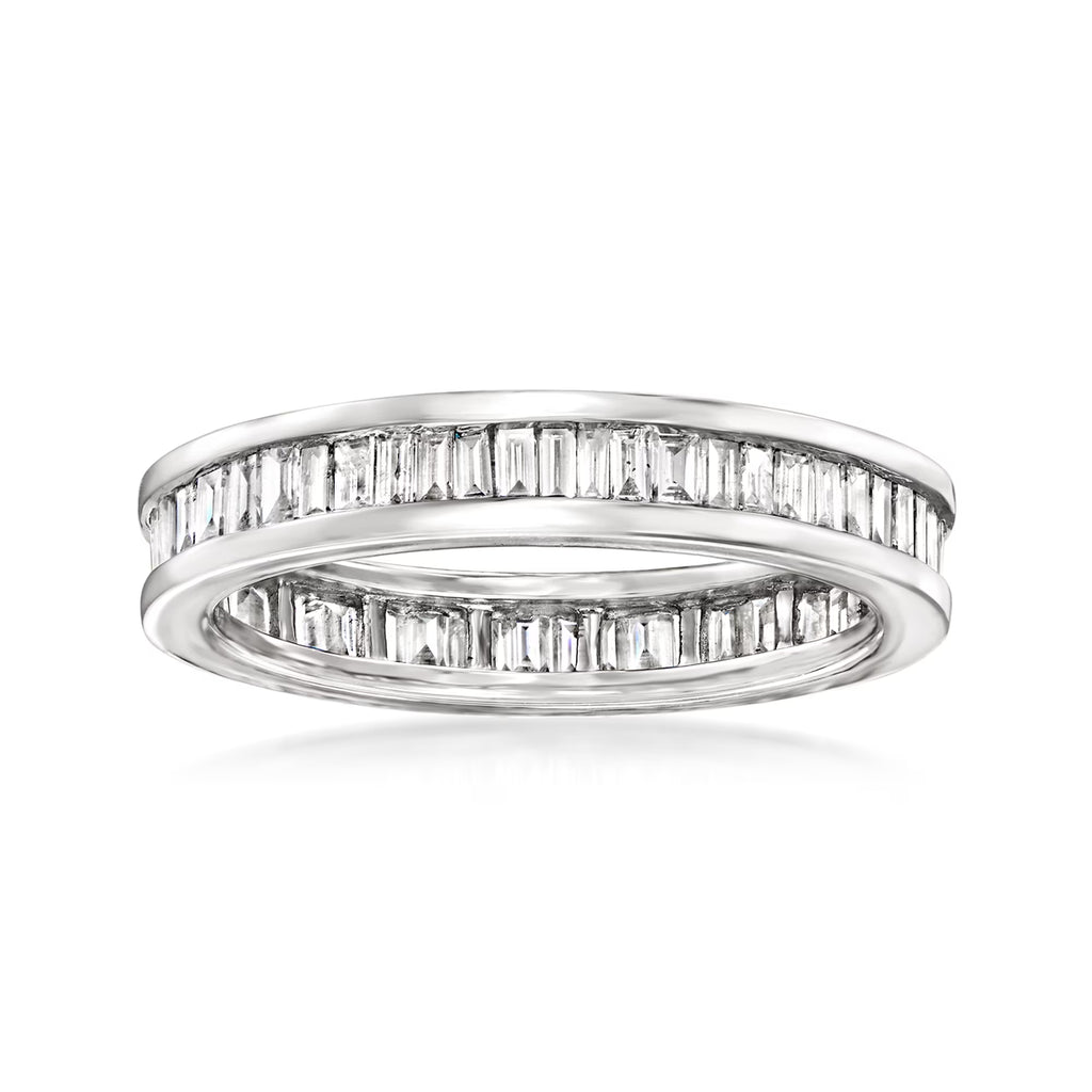 1.00 ct. t.w. Channel-Set Baguette Diamond Eternity Band in 14kt White Gold C79498