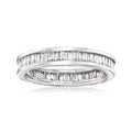 1.00 ct. t.w. Channel-Set Baguette Diamond Eternity Band in 14kt White Gold C79498