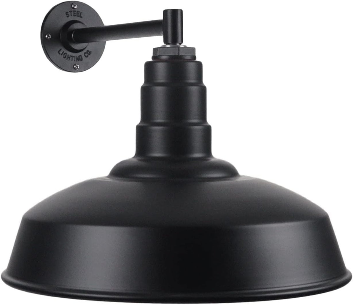 16 Dome 23 Gooseneck Galvanized Outdoor Wall Mounted Barn Light H418587