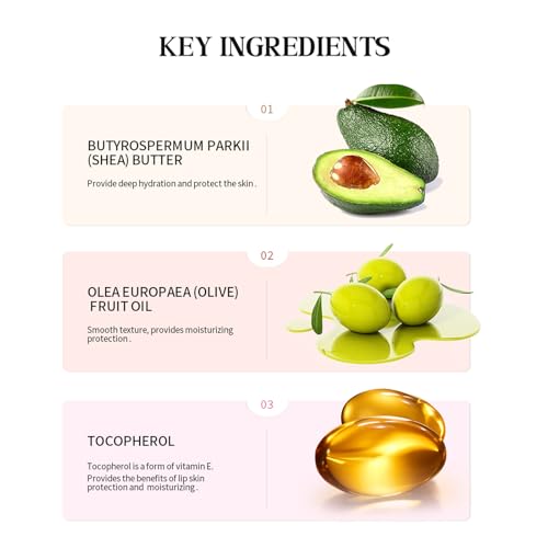 4 PCS Shea Butter & Olive Oil Lip Butter Balm I8281