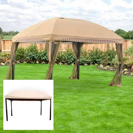 Beige Domed Gazebo Replacement Canopy W83544