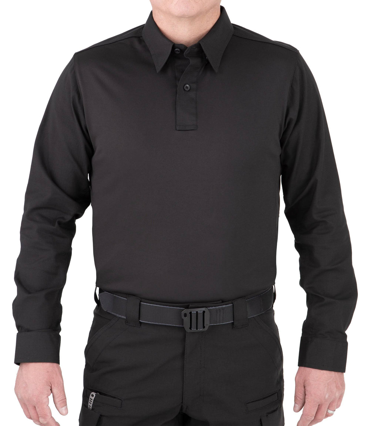 Black Long Sleeve Performance Shirt D325