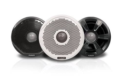2-Way Speakers with White and Gray Grills B744