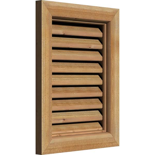 Vertical Gable Vent Unfinished Functional Rough W788